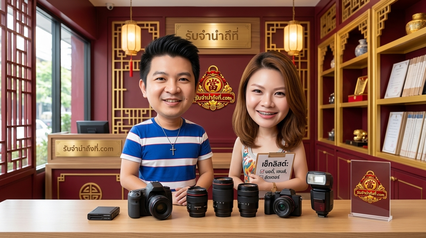 คู่มือรับจำนำกล้อง: เช็กลิสต์ปัจจัยประเมินสภาพ บอดี้ เลนส์ ชัตเตอร์ และต้นทุนที่ต้องรู้ก่อนตัดสินใจ — รับจำนำกล้อง