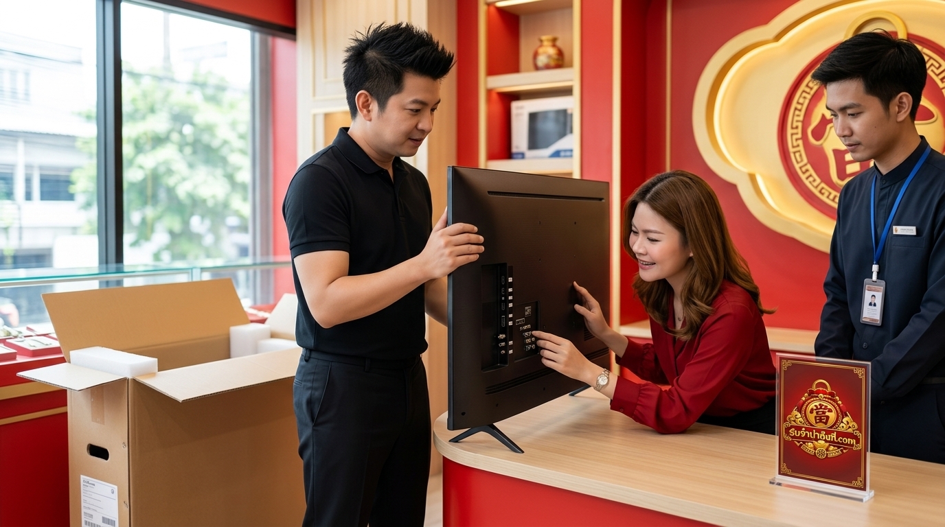 เจาะลึกข้อควรรู้ก่อนรับจำนำทีวี: วิธีปลดจอ ตรวจสอบพอร์ต และขนย้ายอย่างไรให้ปลอดภัย